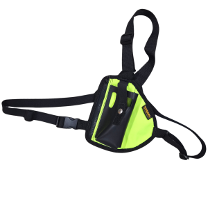 HI VIS Chest Radio Holder - Single