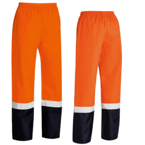 Bisley Taped Hi Vis Rain Shell Pants (BP6965T)