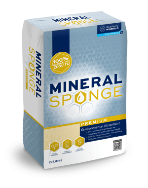 Oil & Chemical Absorbent Mineral Sponge 22L Bag (Zeolite)