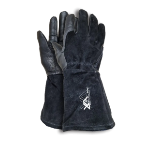 Xcel-Arc Black Multi-Purpose Welding Gloves with fleece lining and bolstered wrist pads