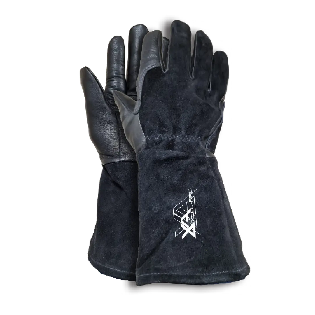 Xcel-Arc Black Multi-Purpose Welding Gloves with fleece lining and bolstered wrist pads