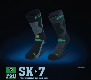 FXD SK7 Tech Work Socks 2 Pack